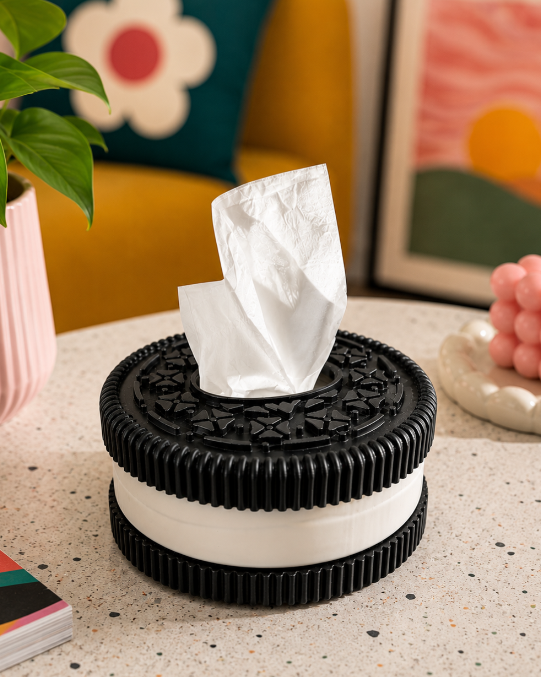 OREO COOKIE STYLED TISSUE BOX