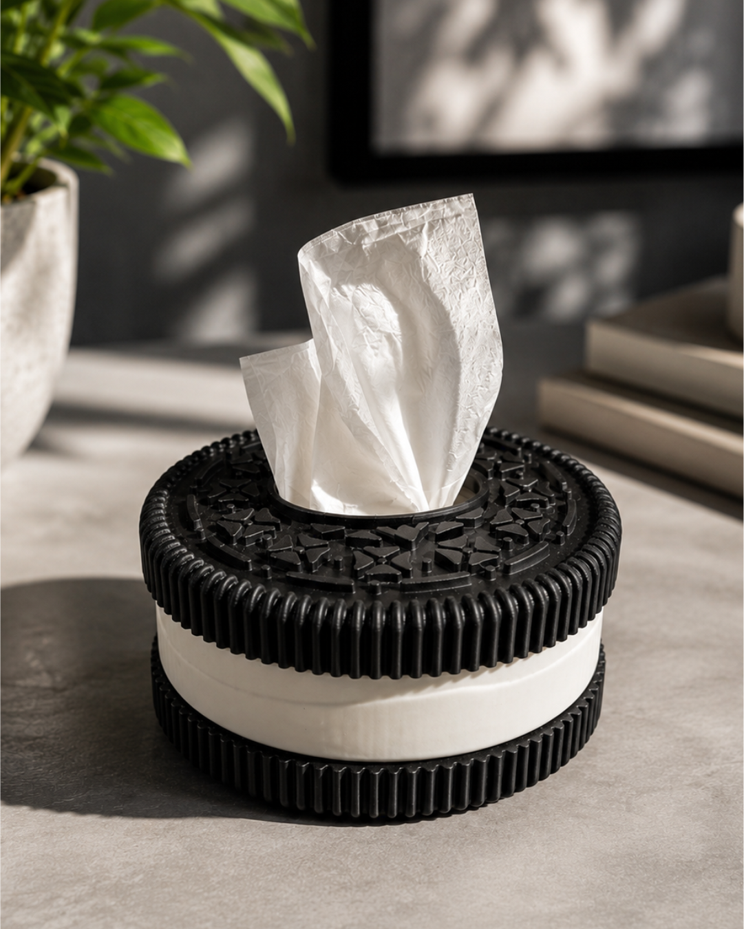 OREO COOKIE STYLED TISSUE BOX